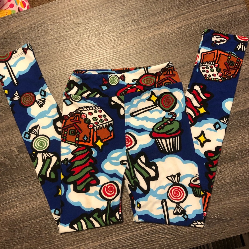 Kids Lularoe Christmas leggings